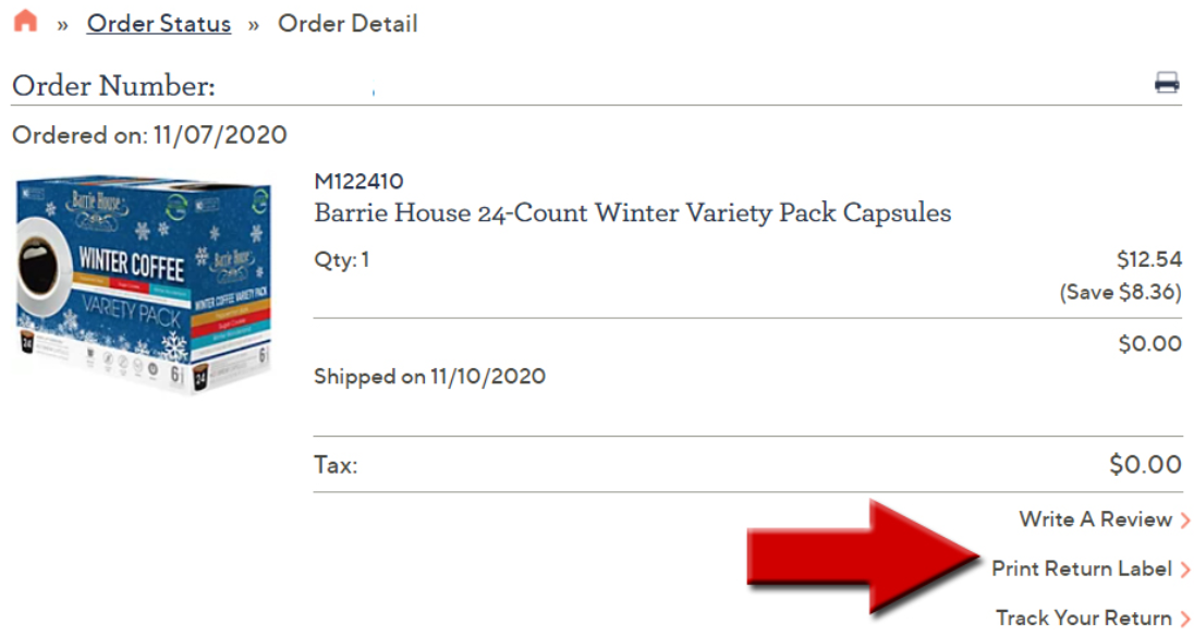 print return label